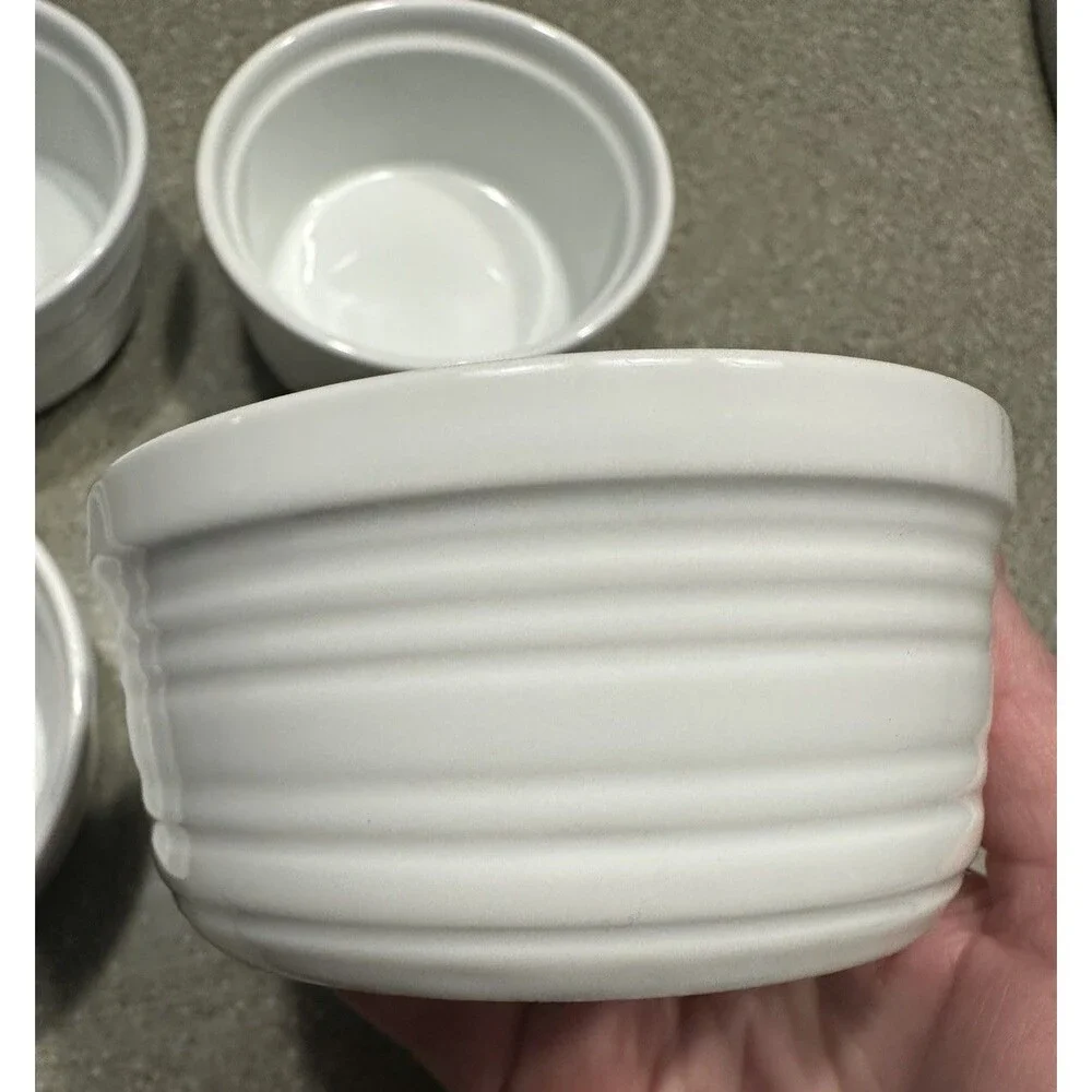 Threshold™ Porcelain Ramekin – White – Set of 4 - 4.5” x 2” 8 Ounce